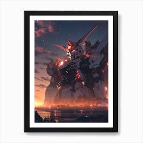 Gundam 00 Art Print