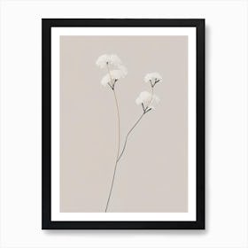 Baby's Breath Wildflower Simplicity Art Print