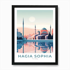 Turkey Hagia Sophia Travel Art Print