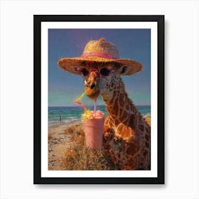 Giraffe 83 Art Print