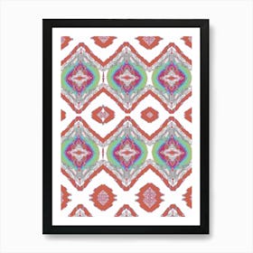 Aztec Pattern 1 Art Print