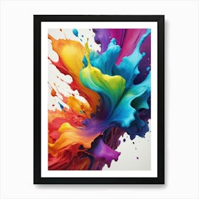 Default A Vividly Captivating Abstract Watercolor On A Texture 1 15 Poster