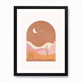 Night Desert Art Print