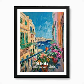 Mediterranean Views Sliema 3 Art Print