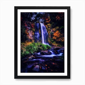Nature Waterfall Cool Art Print