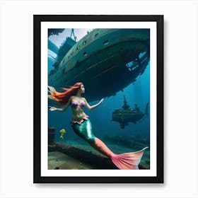 Mermaid-Reimagined 83 Art Print