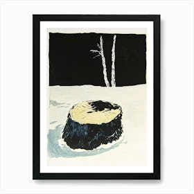 'Tree Stump' Art Print