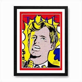 Bobby Kennedy 1968 Time Cover | Roy Lichtenstein Art Print