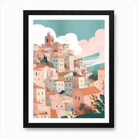 Matera, Italy Illustration Art Print