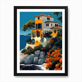 House By The Sea Art Print