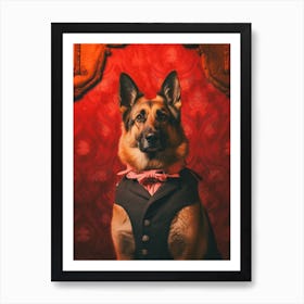 A German Shepherd Dog 9 Art Print