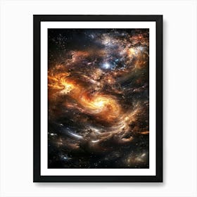 Galaxy In Space 4 Art Print