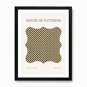 Checkered Pattern Poster 36 Art Print