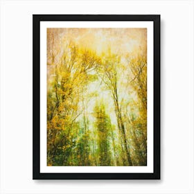 Embracing Autumn Art Print