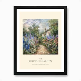 Flower Symphony Cottage Garden Poster 16 Art Print