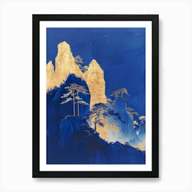 Golden Mountains Art Print