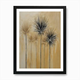 Australian Yellow Native Flowers Art Print