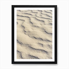 Sand Dune pattern texture Art Print