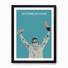 Watermelon Sugar Harry Styles Art Print