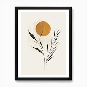 Sun And Leaves 15 Art Print