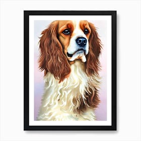 Cocker Spaniel Watercolour Dog Art Print