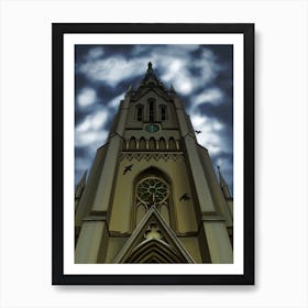 A church of the Heart of Jesus in Chernivtsi Ukraine. 1 Art Print