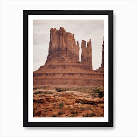 Monument Valley Cliffs Art Print