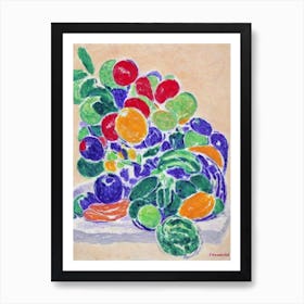 Breadfruit Vintage Sketch Fruit Art Print