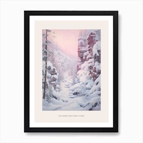 Dreamy Winter National Park Poster  Oulanka National Park Finland 2 Art Print