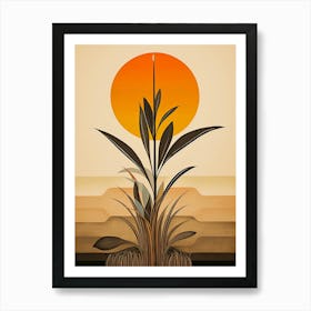 Plant In The Sun Art Print