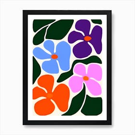 Contemporary Flowers Art Print