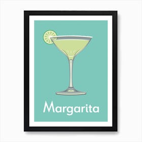 Margarita Mint Art Print