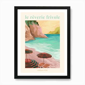 Le Rêverie Frivole - Beach Art Print