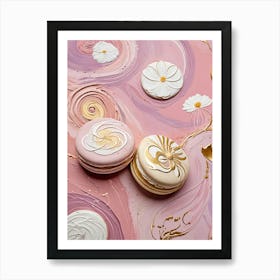 Luxury Macarons no3 Art Print