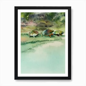 Stone Crab II Storybook Watercolour Art Print