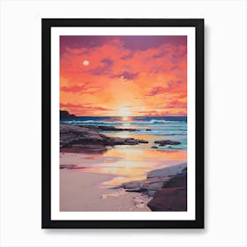 A Vibrant Painting Of Esperance Beach Australia 4 Art Print