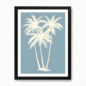 Three Palm Trees Art Print