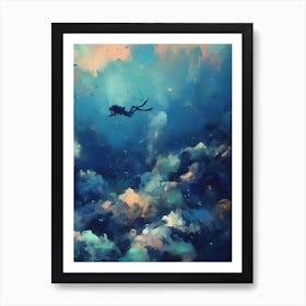 Scuba Diving Art Print