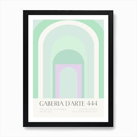 Galleria D'Arte 444 Geometric Arches 2 Art Print