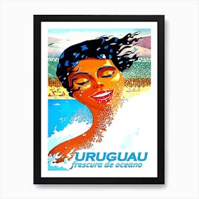 Fresh Water From Uruguau Coast Art Print