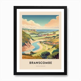 Devon Vintage Travel Poster Bournemouth 5 Art Print