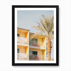 Palm Springs Hotel Art Print