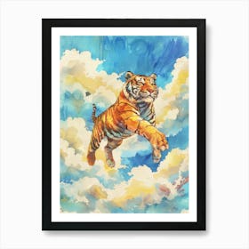 Tiger In The Sky 2 Art Print