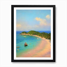 Kata Beach Phuket Thailand Monet Style Art Print