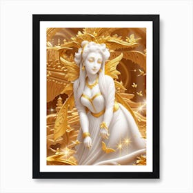 Golden Angel 1 Art Print