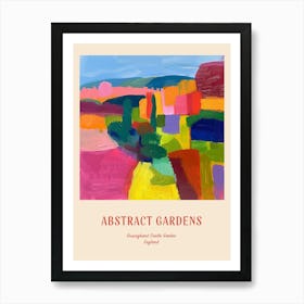 Colourful Gardens Sissinghurst Castle Garden England 1 Red Poster Art Print