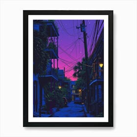 Garden District Pop Art 2 Art Print