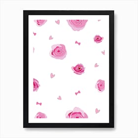 Pink Beauty Roses Poster