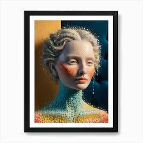 Girl With A Hat Art Print