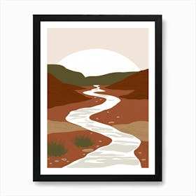 River In The Desert 3 Art Print